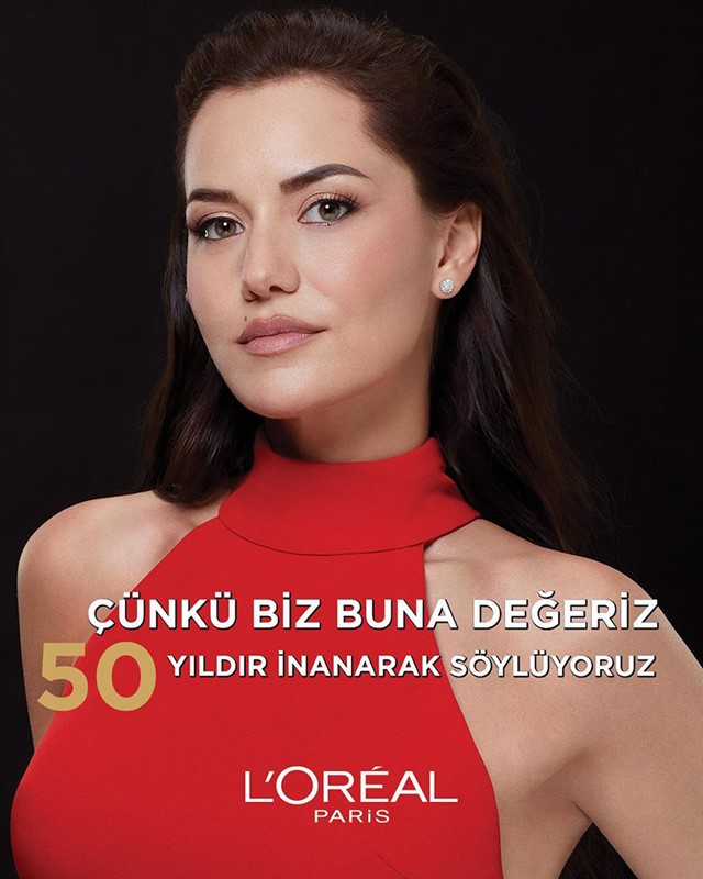 Loreal 50. Yıl - Fahriye Evcen